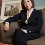 Female entrepreneur portrait in office.