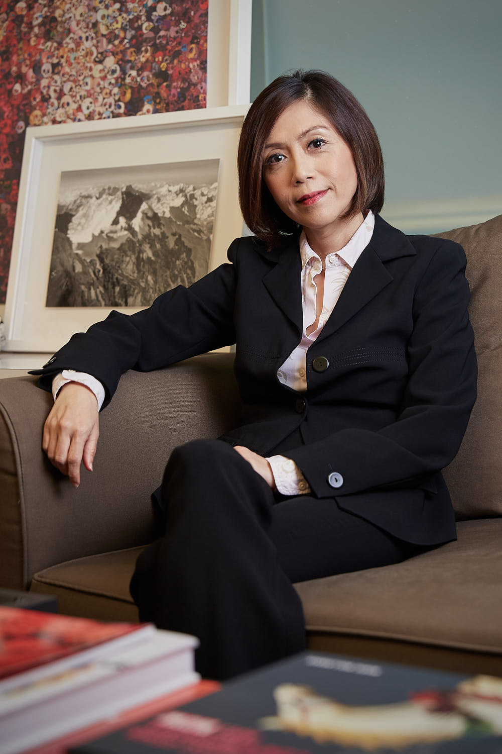 Female entrepreneur portrait in office.