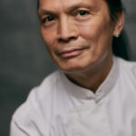 Headshot of chef Susur Lee in Tunk Lok Heen.