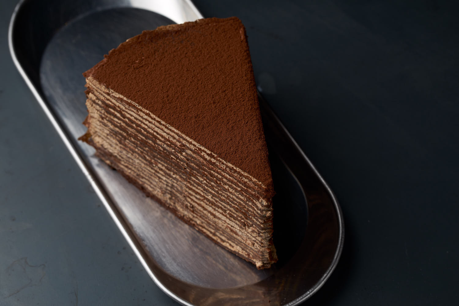Chcoolate layered cake.