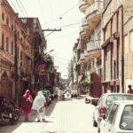 Street scene in Rawalpindi, Pakistan, captured in August 2010.
