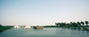 Village submerged by monsoon flooding in Sujawal, Pakistan, August 2010. Severe rainfall affected Khyber Pakhtunkhwa, Sindh, Punjab, and Balochistan, inundating nearly one-fifth of the country’s land area.